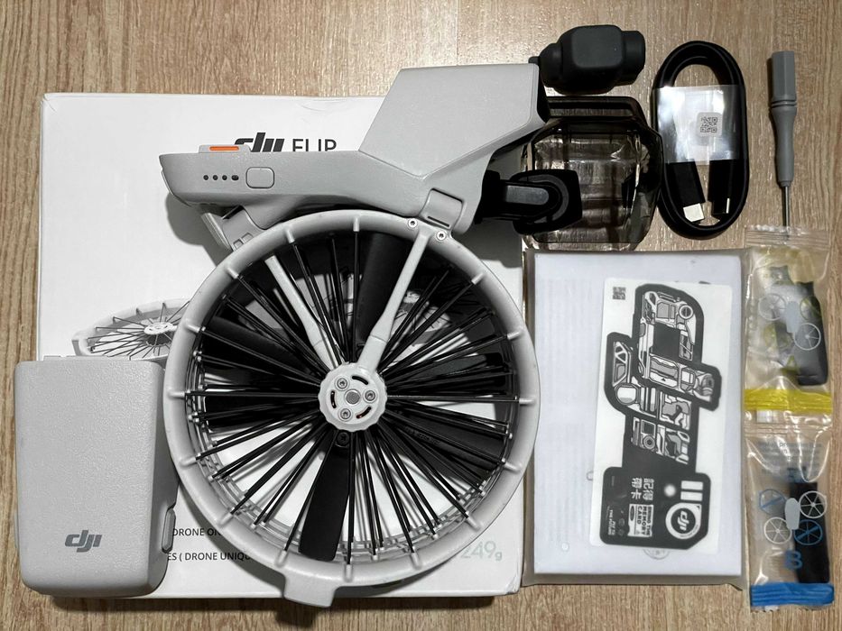 PretFIX DJI Flip drona 4K 249g in STARE foarte BUNA garantie 01/2029