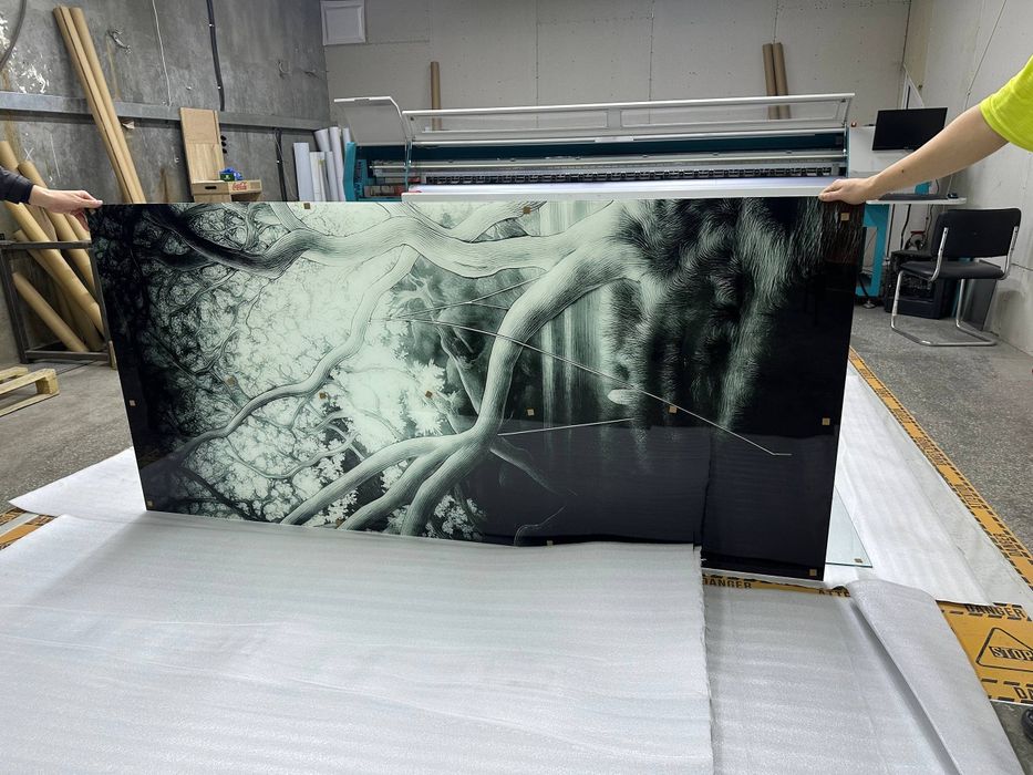 Широкоформатная УФ печать 3×2 метра Вывески, стенды, панели, ПВХ,акрил