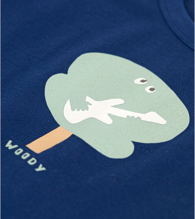 Футболка темно синяя Petit Bateau