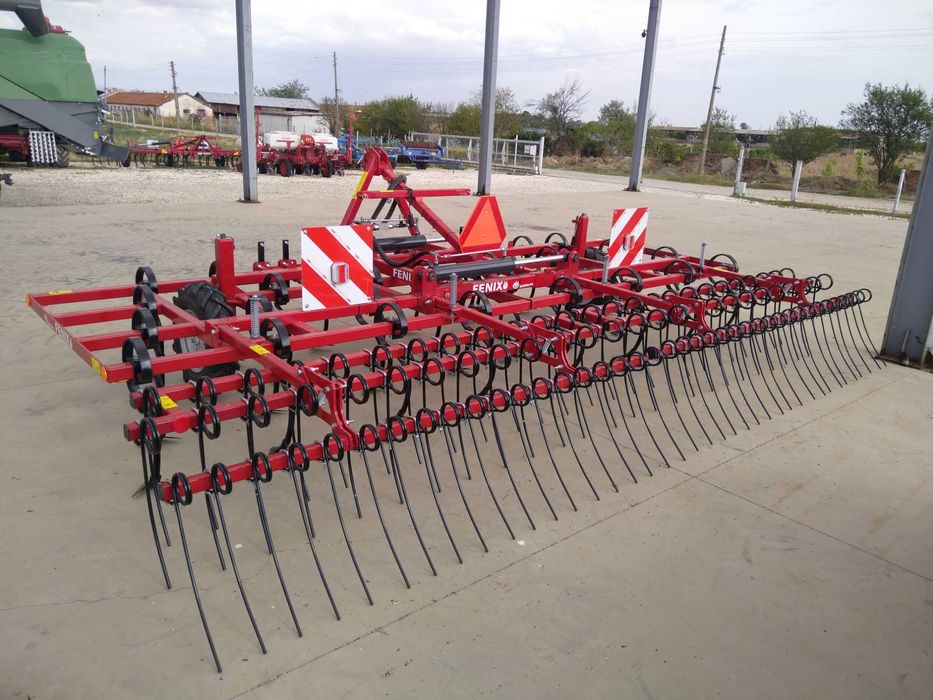 Култиватор Феникс 5 метра с три реда иглена брана HD версия