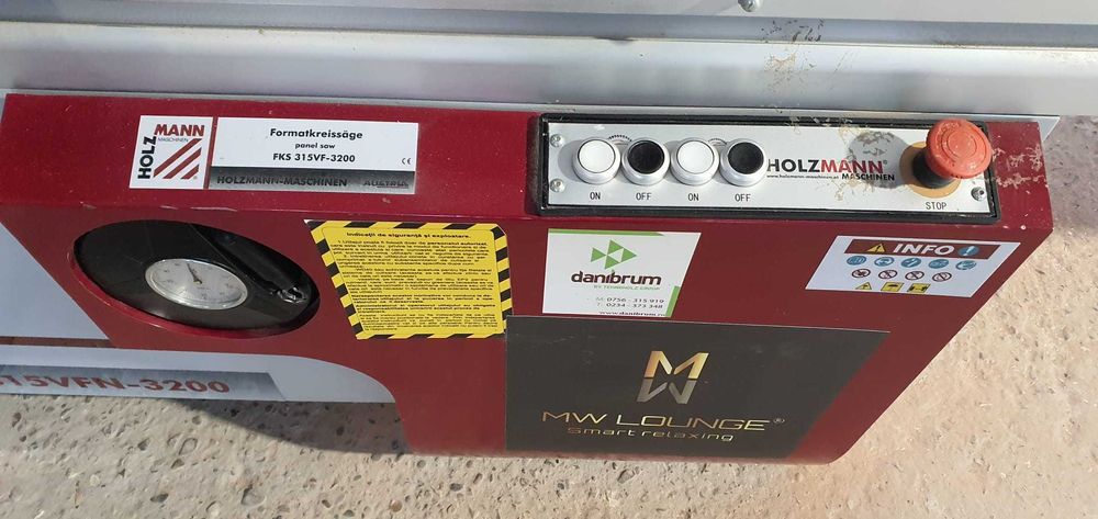 Circular de formatizat Holzmann FKS 315VFN-3200 (incizor)| 3200 mm