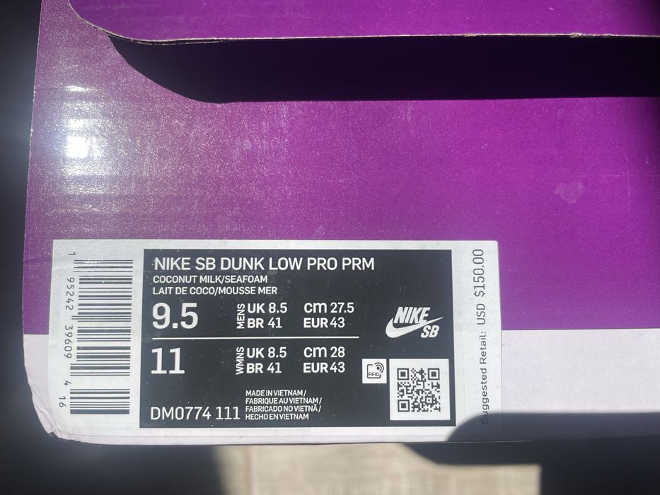 Nike SB Dunk Low Mummy EU 43 Glow in the Dark