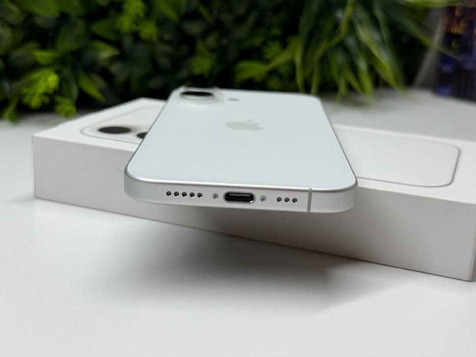 ! Като НоВо ! iPhone 16 128GB 100% 3г Гаранция