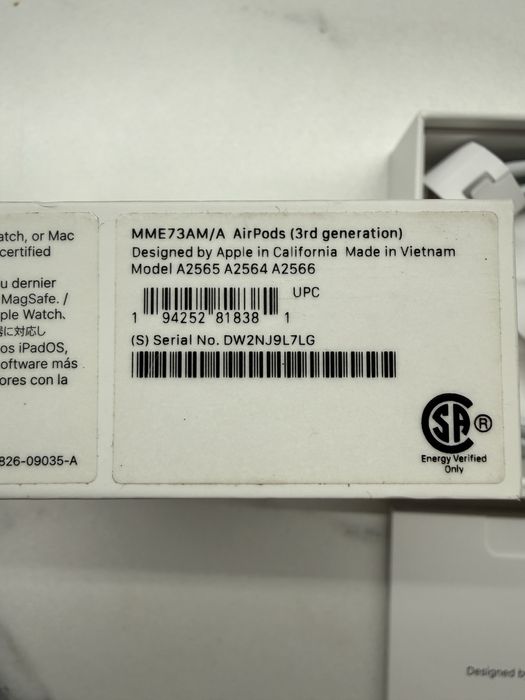 Air Pods 3 Оригинал