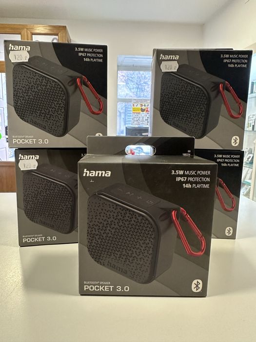 Hama Boxa Bluetooth "Pocket 3.0", IP67, 3.5W, negru