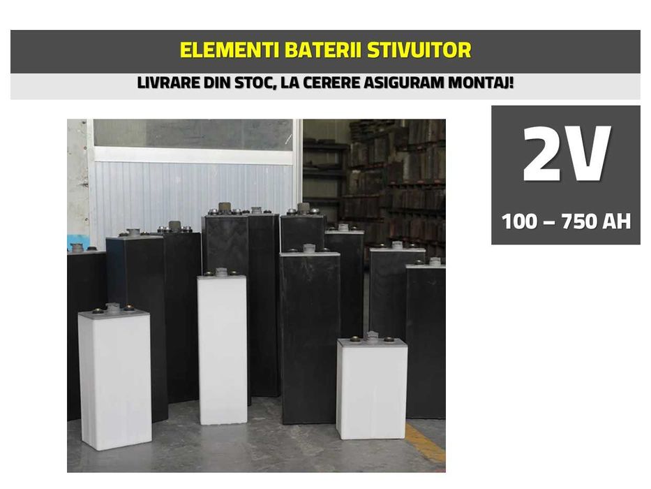 Baterii și Acumulatori - Stivuitoare si Fotovoltaice - plata in rate