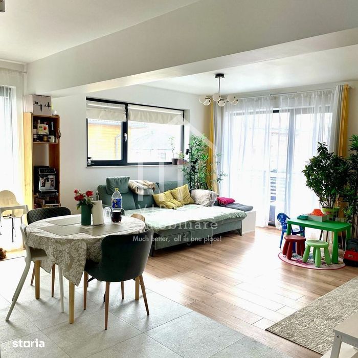 Apartament cu 3 camere, 79mp utili+2 balcoane, 2 parcari, Selimbar