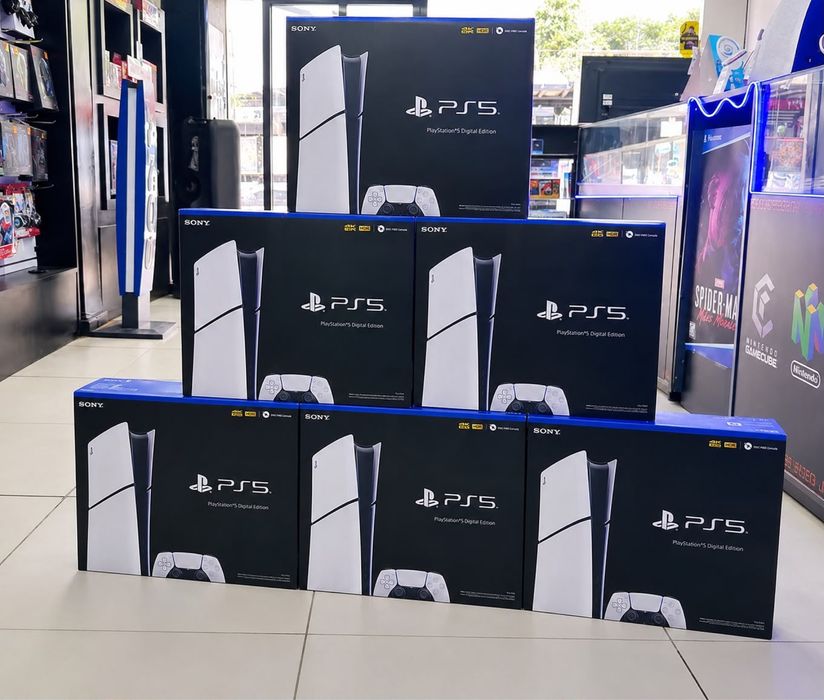 50–100+ игр в подарок | Sony PS5 Slim Digital (без дисковода)