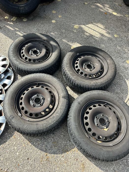 4бр. железни джанти с тасове 15" 5x112 - Skoda и VAG групата