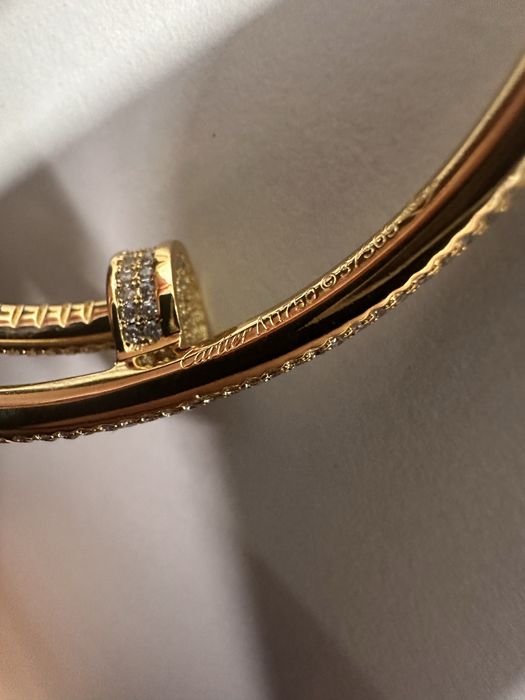 Bratara cartier just un clou full diamond