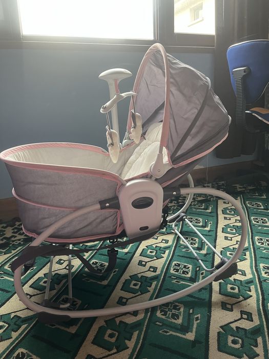 Мултифункционална люлка шезлонг 5 в 1 с вибрации за бебета Mastela