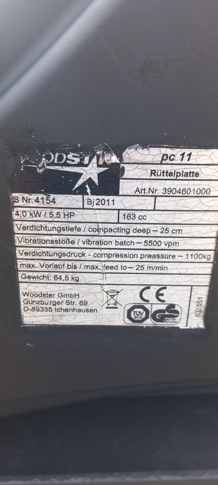 Placa compactoare Woodstar