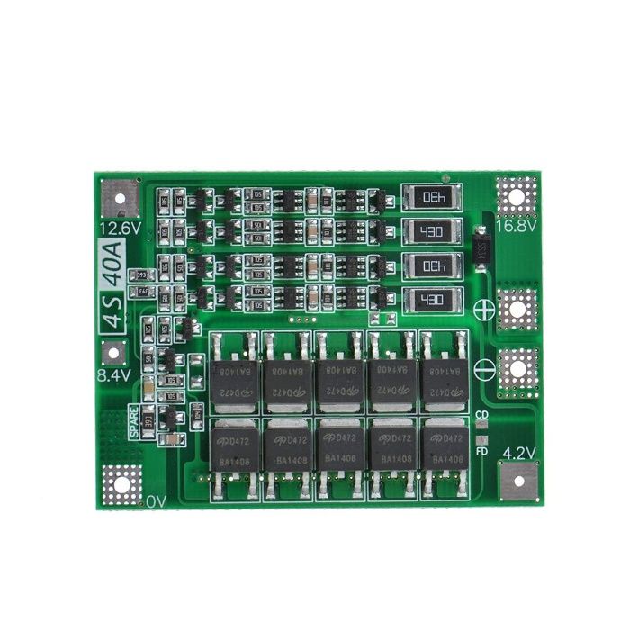 MODUL PROTECTIE la incarcare 4s 4 acumulatori 18650 BMS baterii li-ion