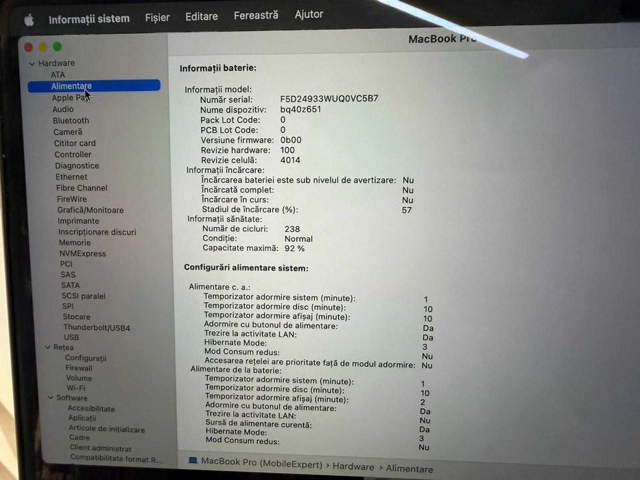 MacBook Pro 16 2023 Apple M2 Pro 16GB 512GB SSD Space Grey 92% Baterie Cutie Factura Garantie Buy Back
