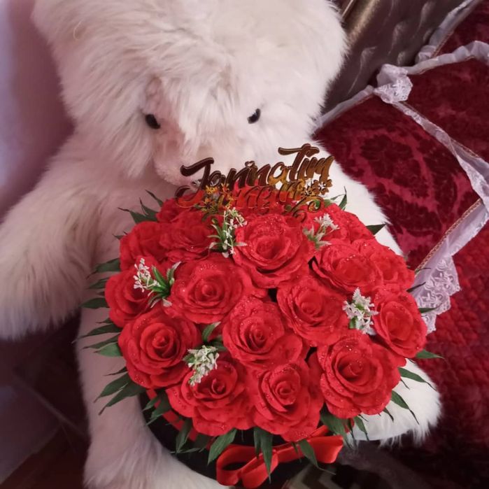 Suniy gullar yasaymiz va buyurtmalar qabul qilamiz