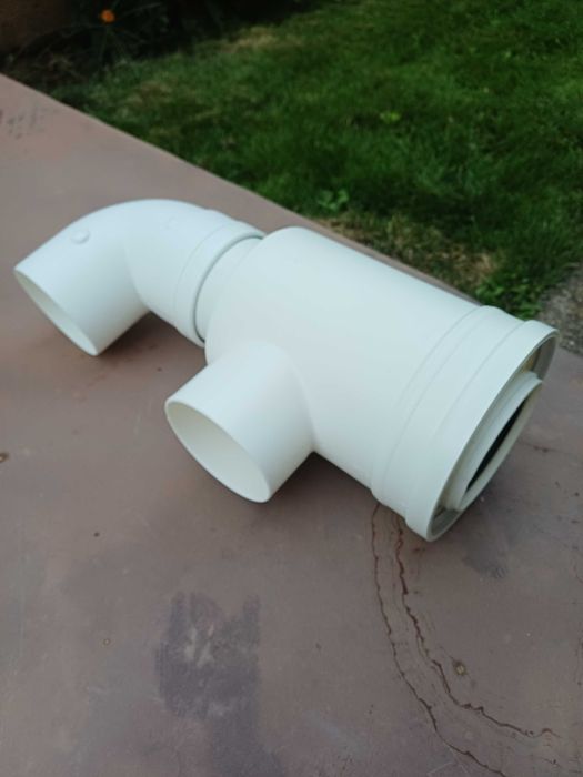 Фитинги ф 100 от коаксиален комин 100/150