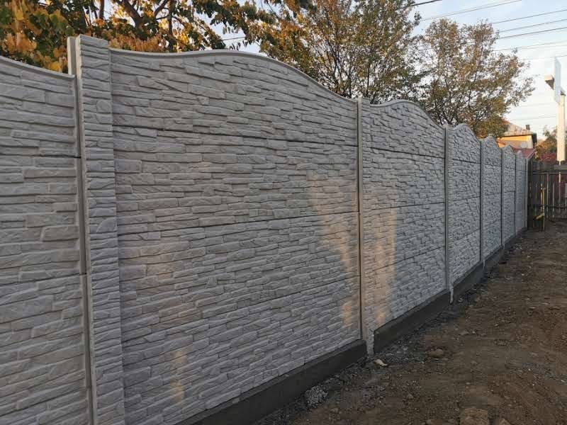 Gard beton armat placa,stalp