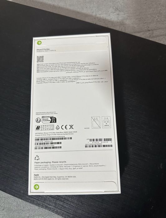 Iphone 17 pro 256gb