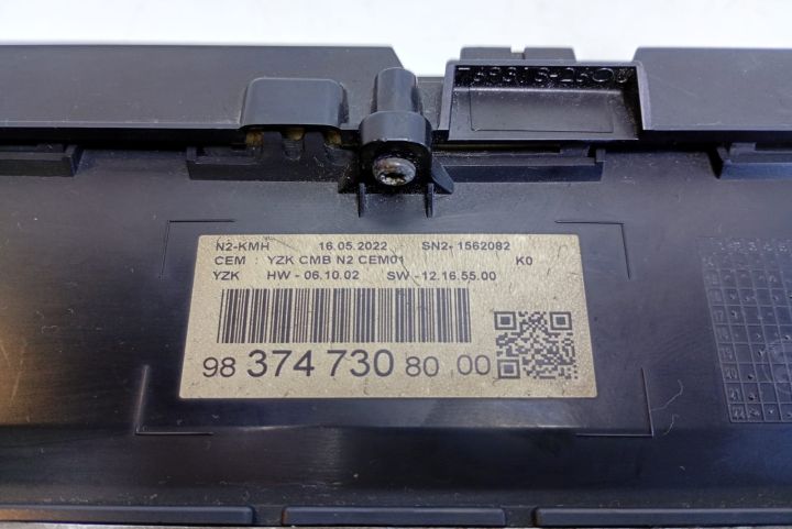 Ceas  bord 9837473080 Peugeot Expert a 3-a generatie seria