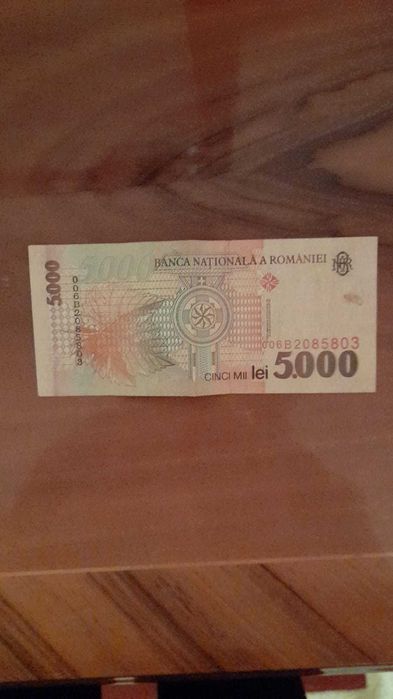 Bancnota 5000 lei, pt colectionari