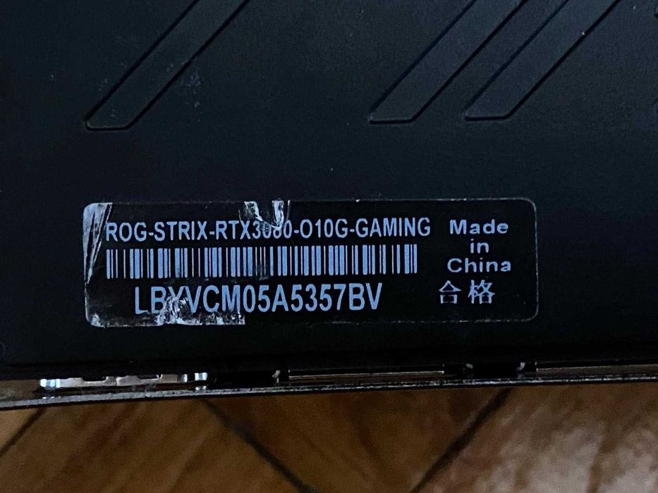 Placa video ASUS ROG STRIX 3080 Gaming OC