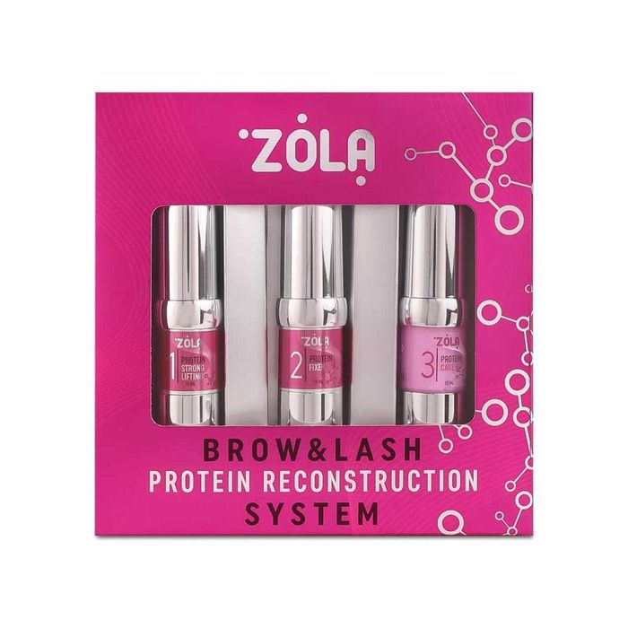 Комплект Zola Brow&Lash Protein Reconstruction System (3*10 мл)