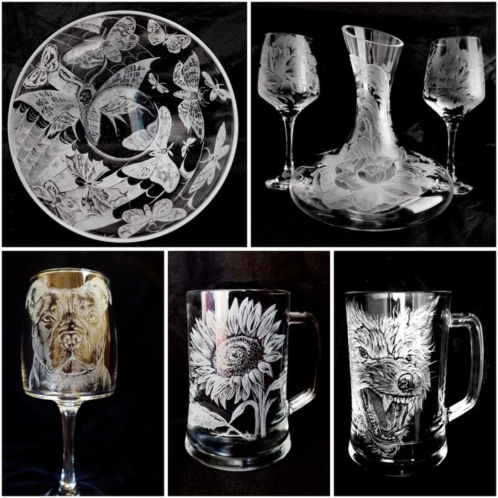 Гравиране и рисуване върху стъкло