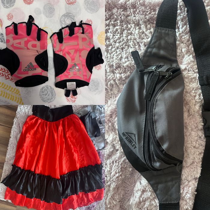 Юбка для танцев испанский, перчатки, сумка