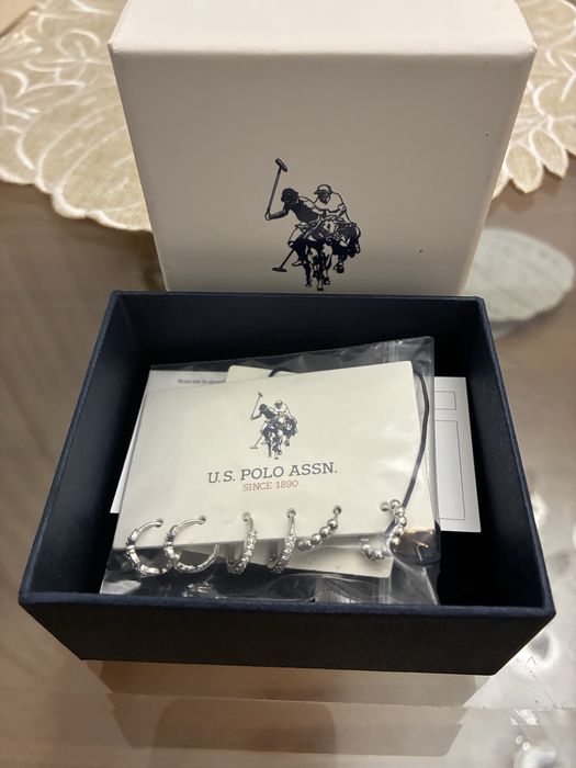 Дамци обеци 3 чифта U.S Polo ASSN