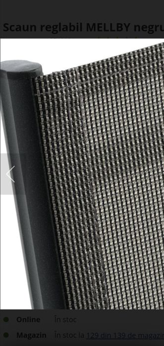 Set 4 scaune terasa reglabile