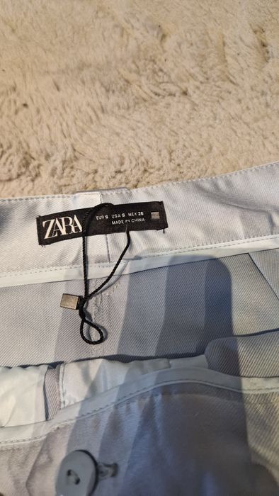 Pantaloni satinati Zara, noi, mărimea S
