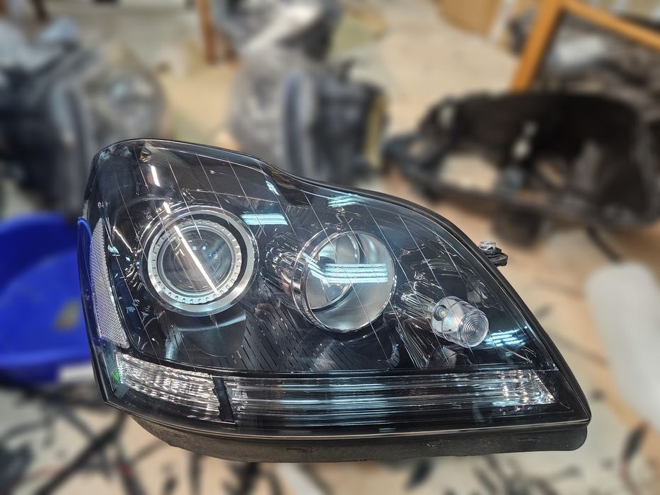 Ремонт на фарове Mercedes GL W166 remont far мерцедес ГЛ 166