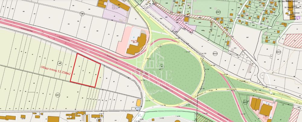 Парцел в Варна-Летище площ 12258 цена 615000