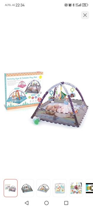 Детский развивающий коврик