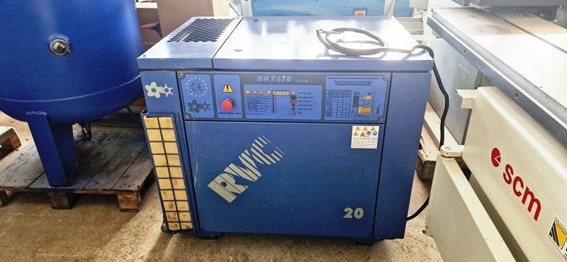 Бутален компресор 1000 лт + 2 мт по 5,5кв + Ел табло