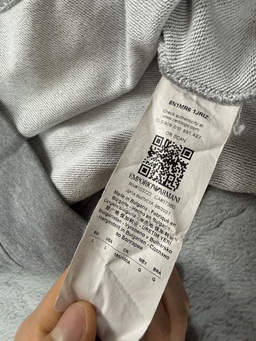 Кофта Emporio Armani оригинал