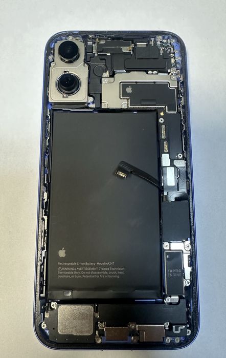 Display iphone 16 plus ( capac spate , rama, baterie)