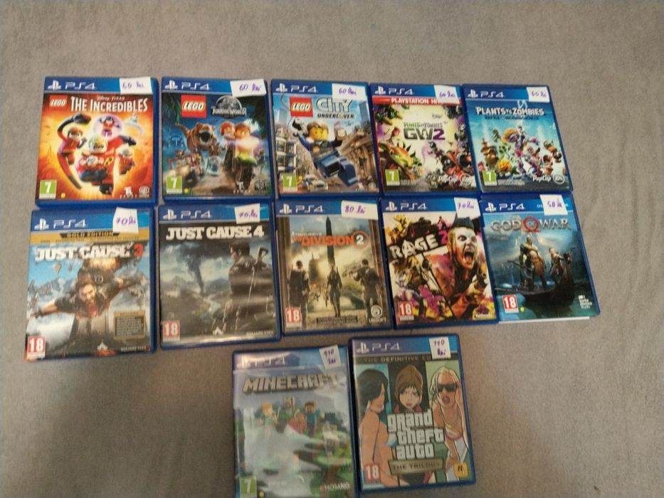 Jocuri PS 4  unele folosite altele noi