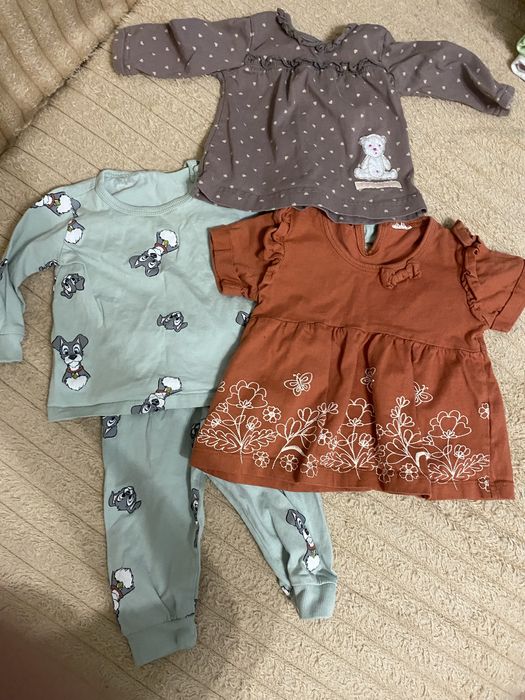 Пакет одежды на новорожденную девочку