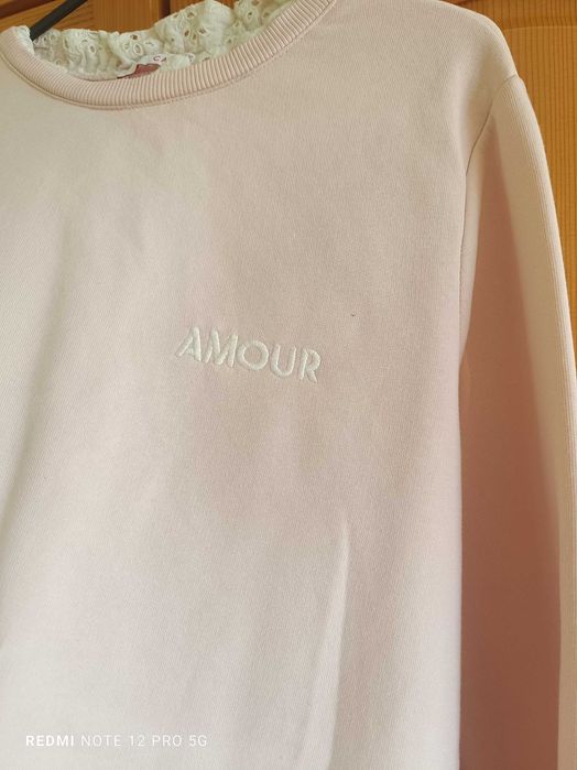 Дамска блуза в цвят бебешко розово