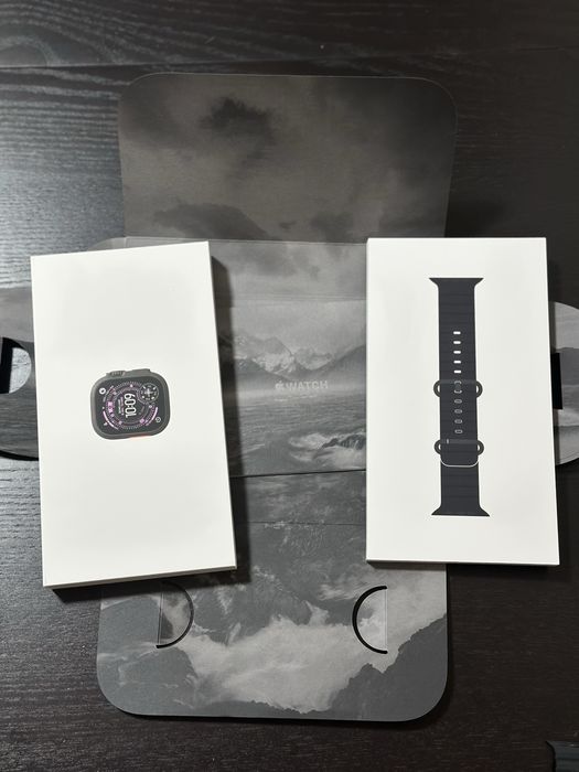 Apple watch ultra 3 ocean band black titanium garantie