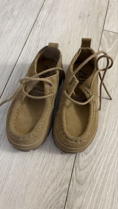Pantofi fete piele zara, marimea 25