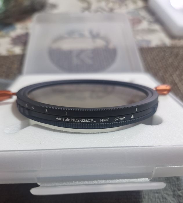 Obiectiv Sigma plus filtre de polarizare