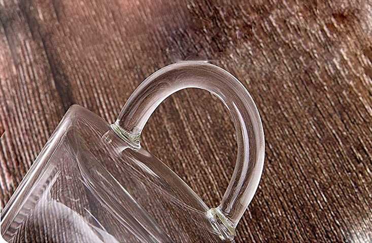 Термоустойчиви чаши сърце с двойно дъно за кафе, чай, капучино 180 мл