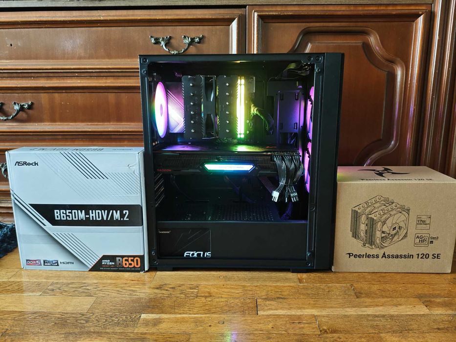 Gaming PC с Ryzen 7 7700/ 64GB DDR5/ RX 6800 XT 16GB/ 512GB/ 850W