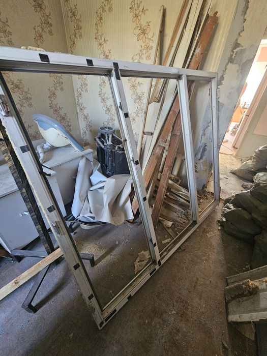 Әйнек, есік, ванный