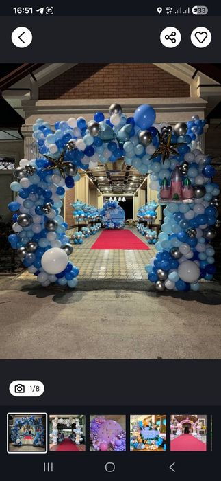 Оформления шарик