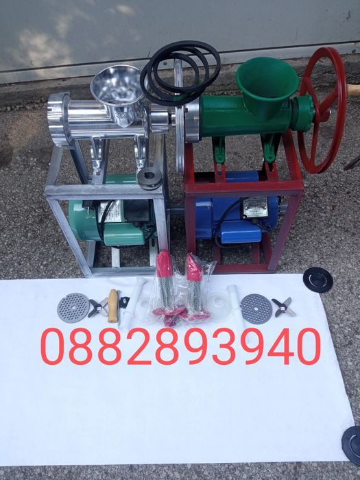 Месомелачка номер-32+Електромотор с стойка 1.5kw/2.2kw