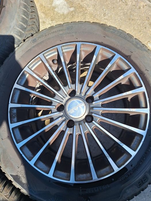 4бр. Джанти с всесезонни гуми 5x100 Vw Polo / Фолксваген Поло 2010г.