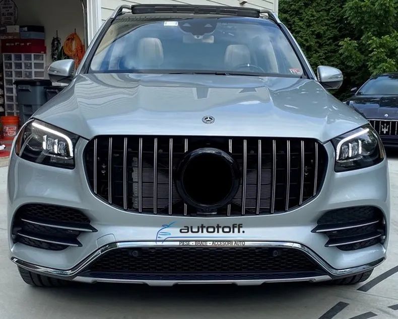 Grila Mercedes GLS X167 compatibila cu Mercedes GLS (2020-2023) GT Black Design